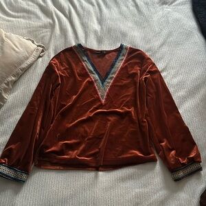 Velvety shirt